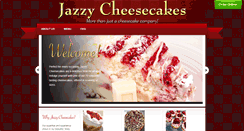 Desktop Screenshot of jazzycheesecakes.com